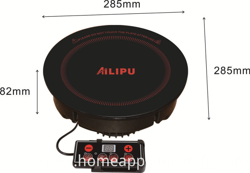 Built-in Round Small Size Mini Induction Cooker Model SM-H201